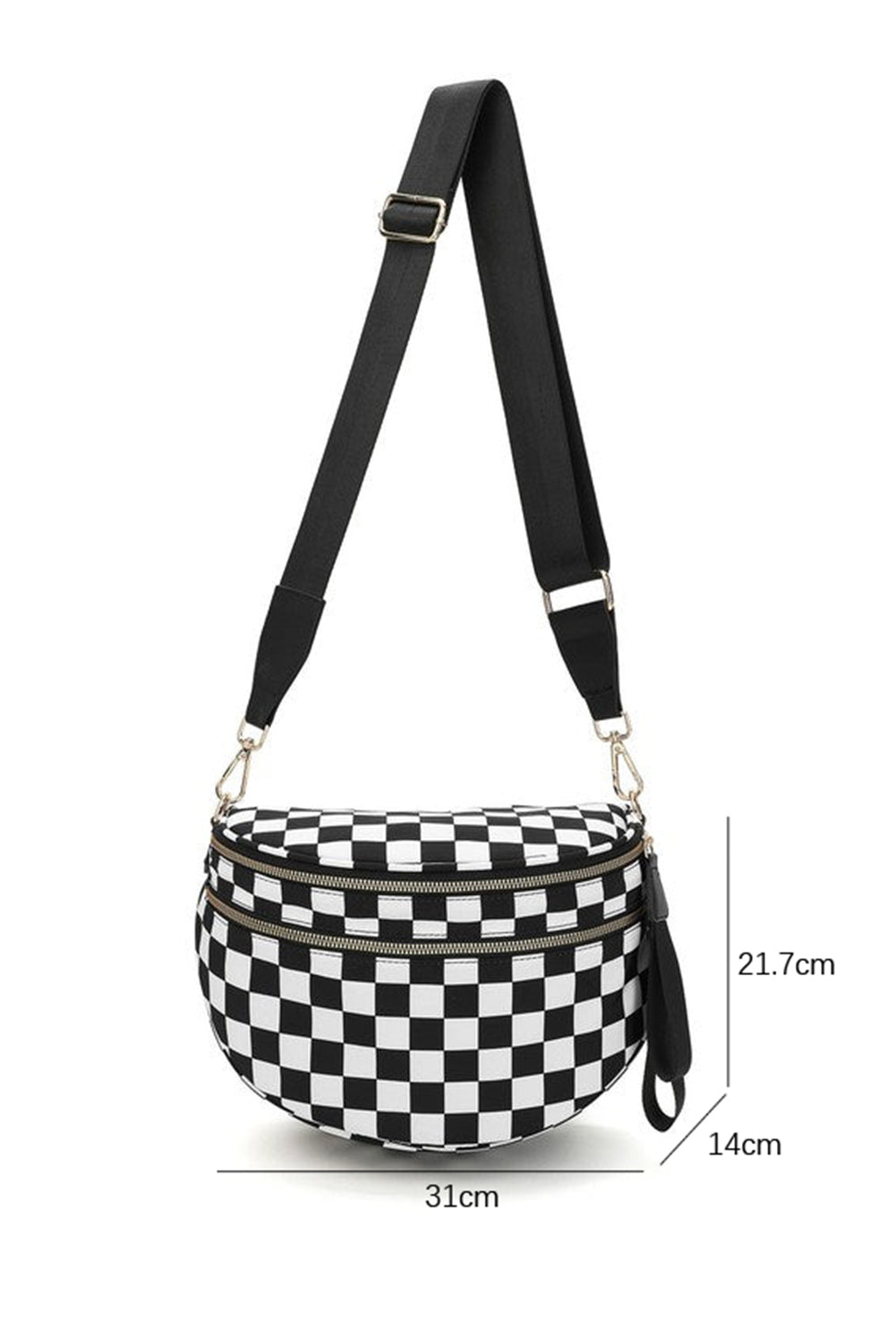 Checkered Crossbody Bag