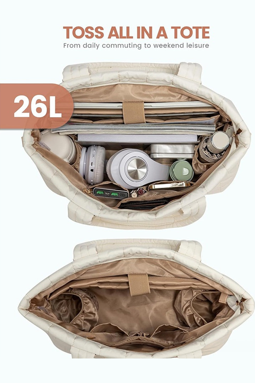 Large Tote bag and Clutch