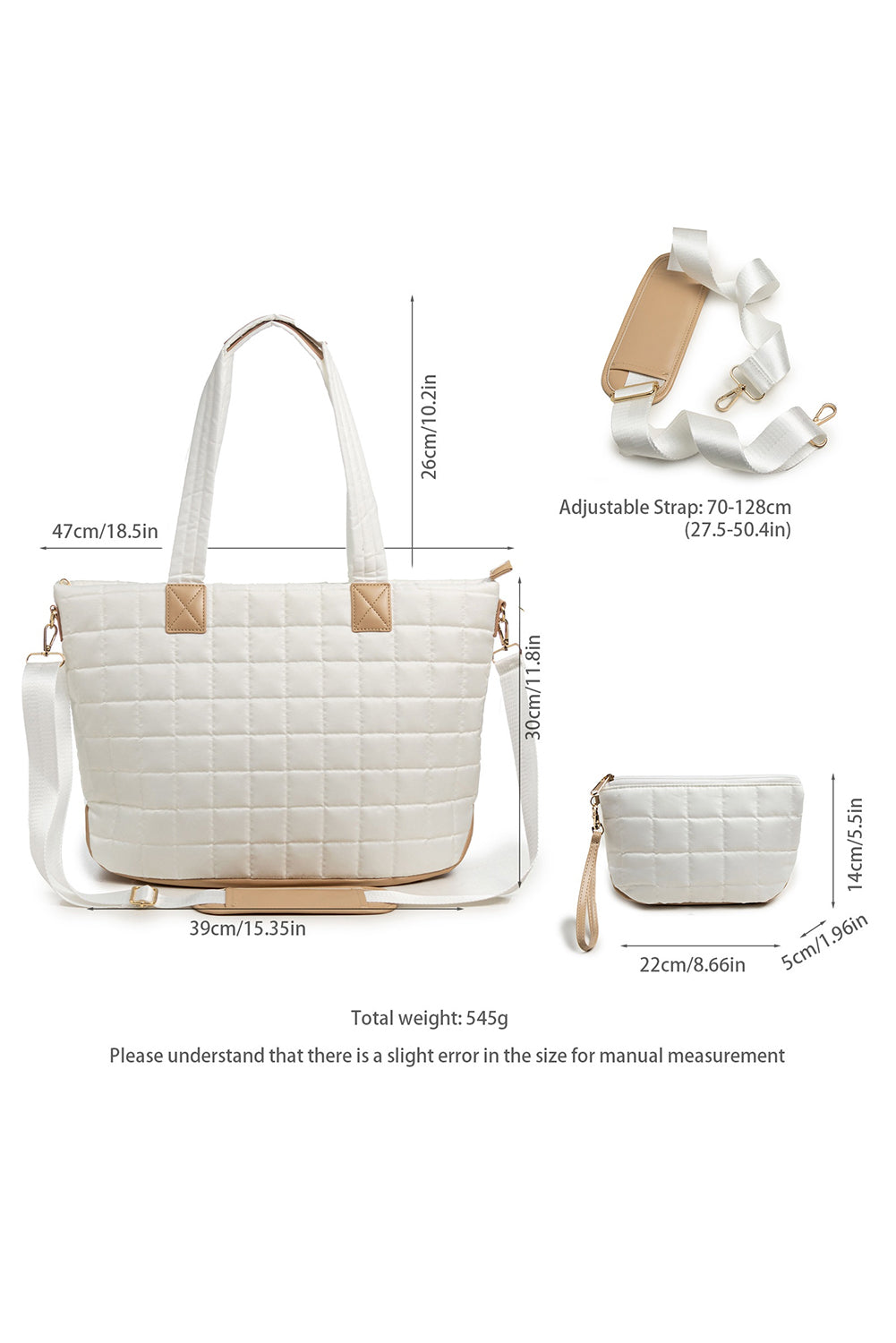 Large Tote bag and Clutch