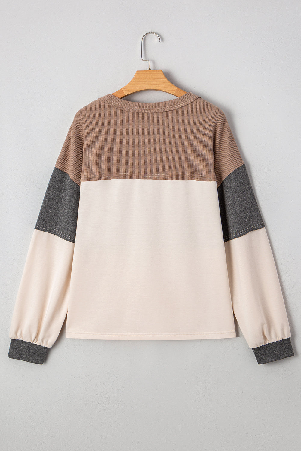 Waffle Henley Top