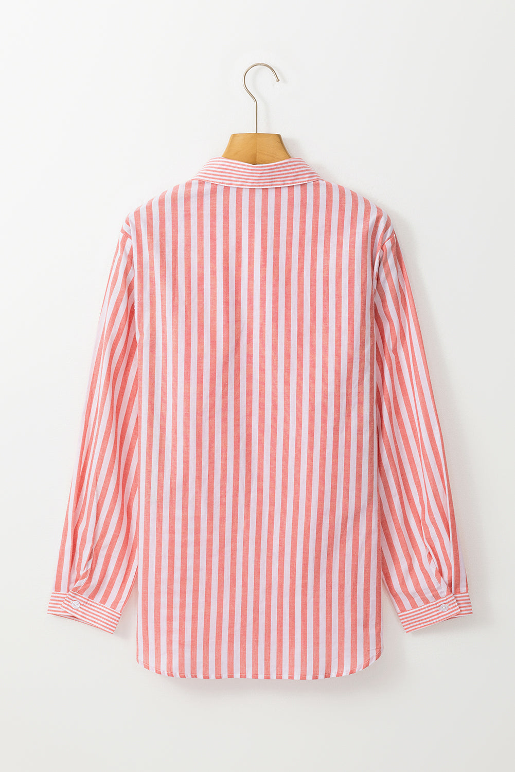 Pink Stripe Shirt w/ Buttons