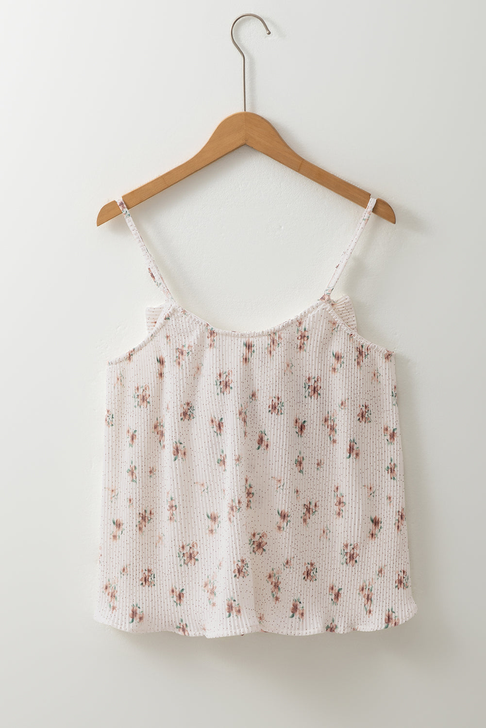 Floral Tank Top with Bow Detail