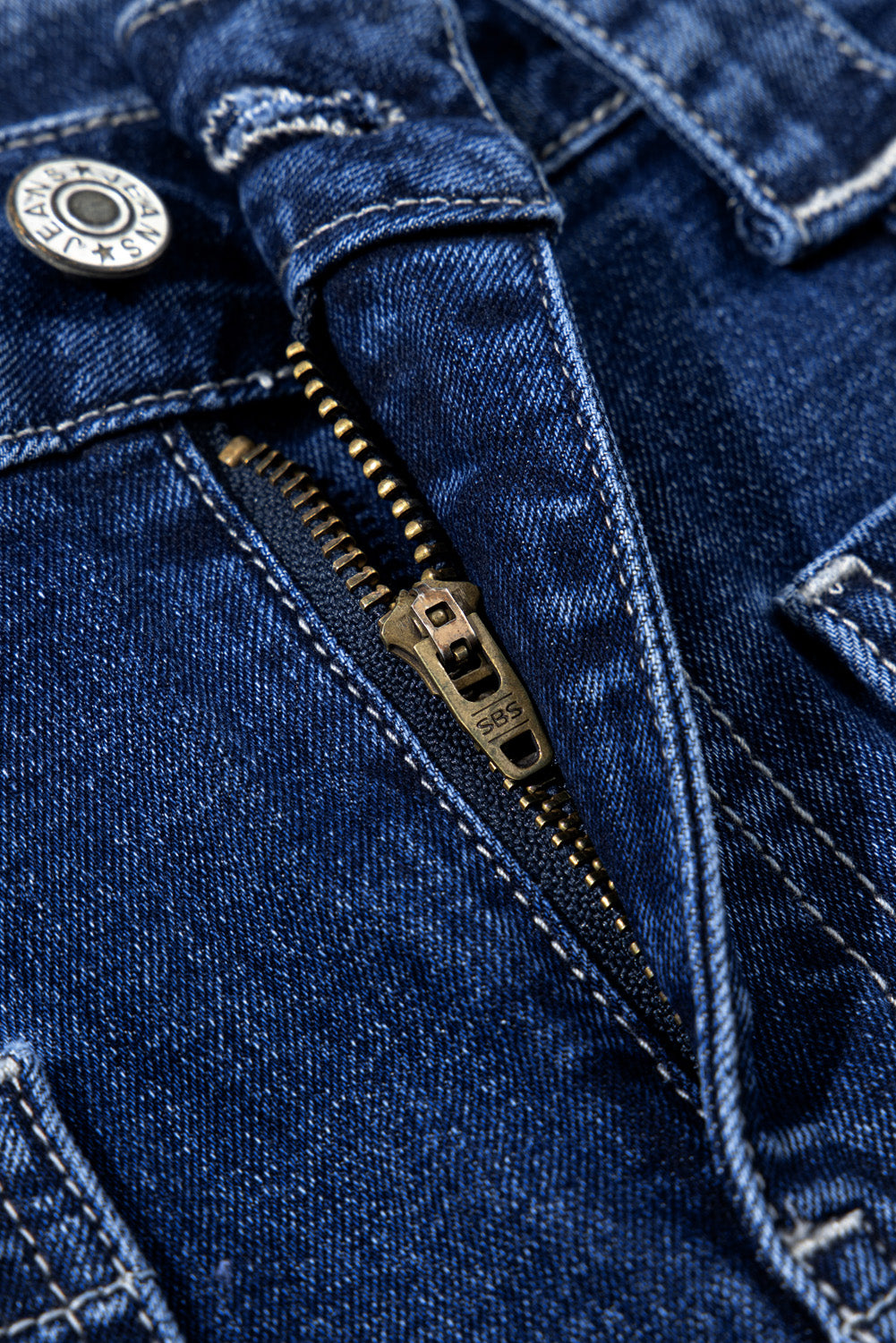 Deep Blue Wide Leg Jean