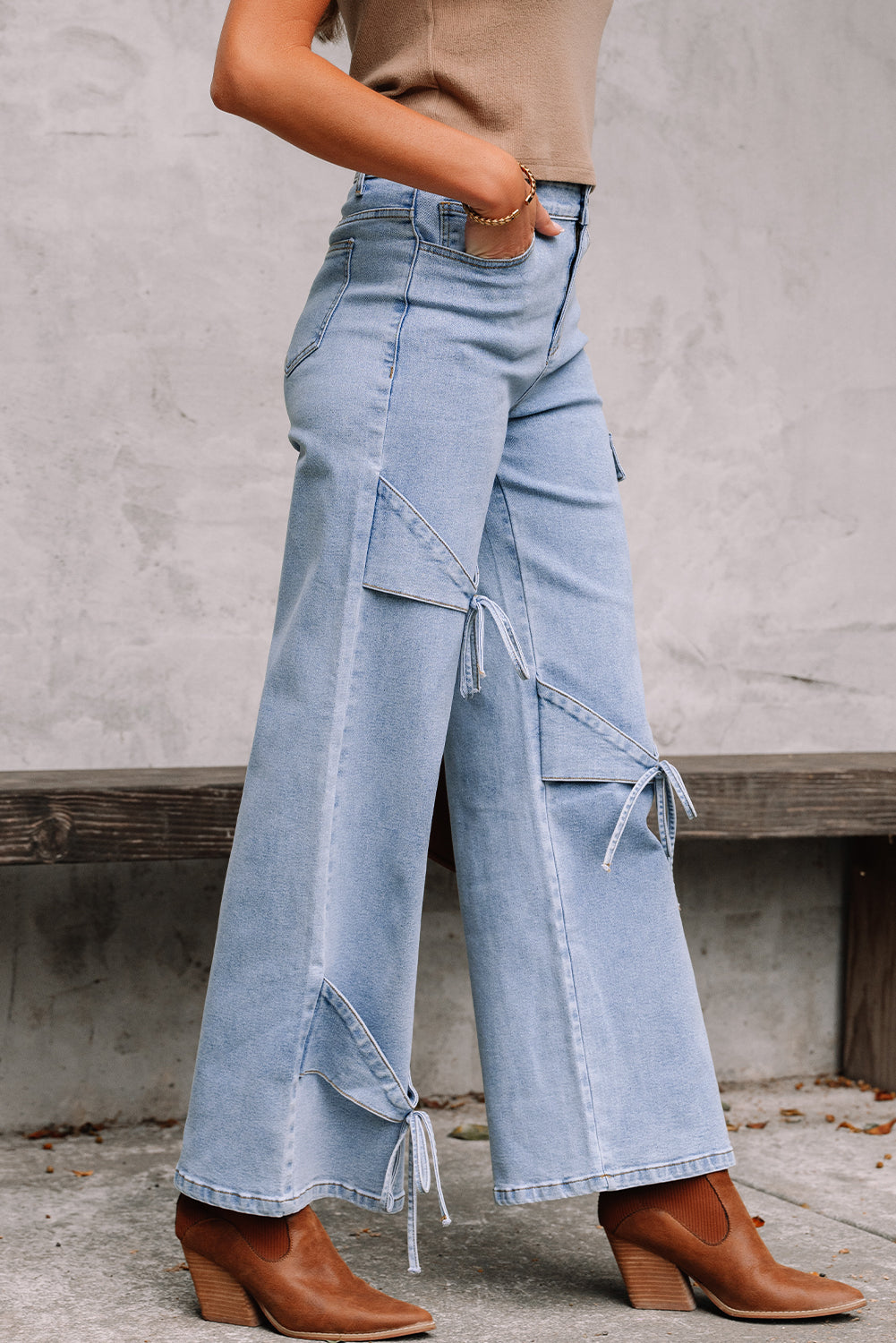 Bow Cargo Jeans
