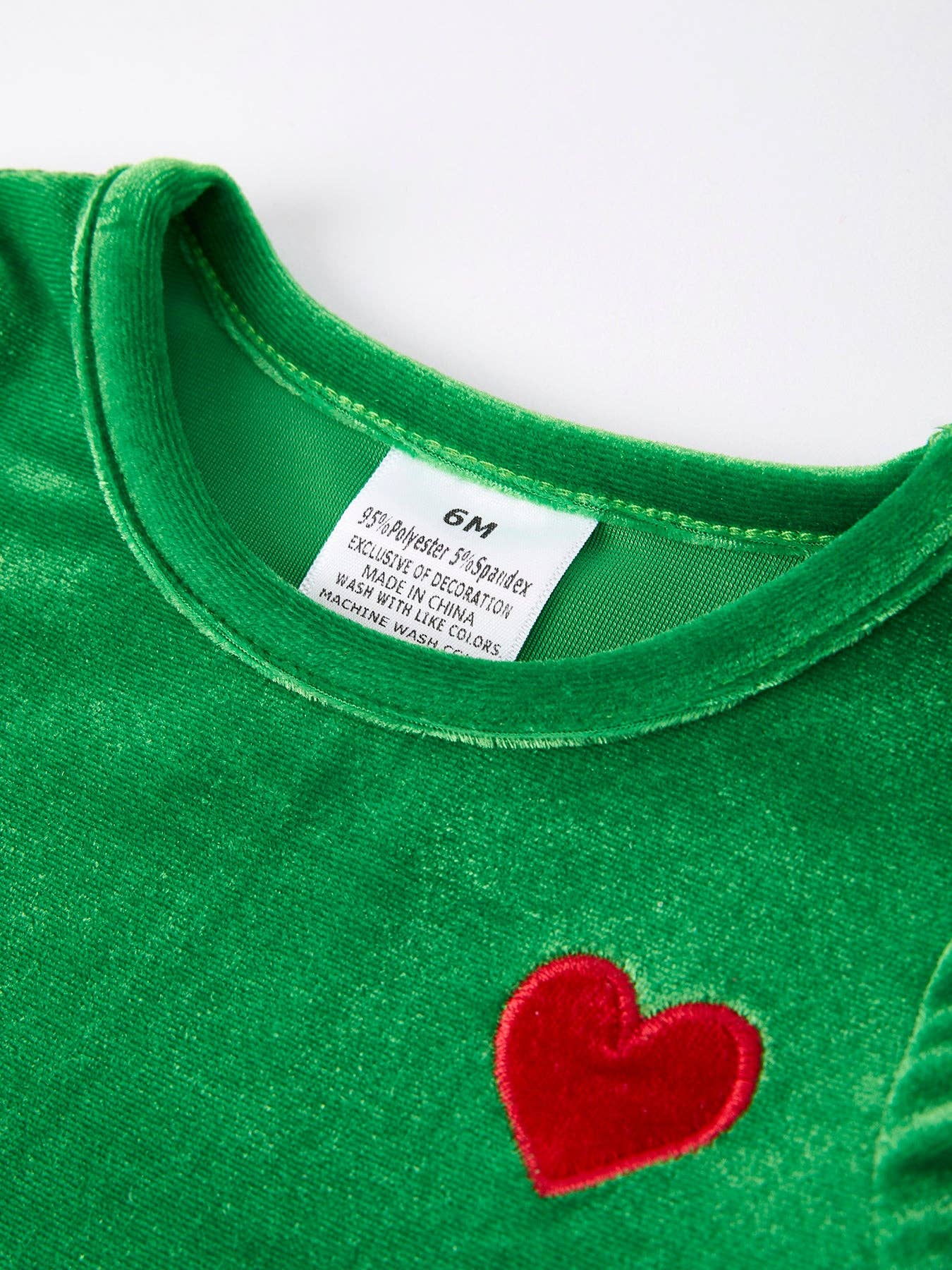 Christmas Velvet Baby Girl Set