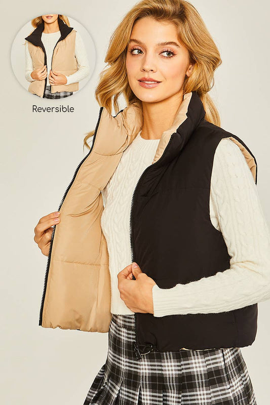 Reversible Puffer Vest