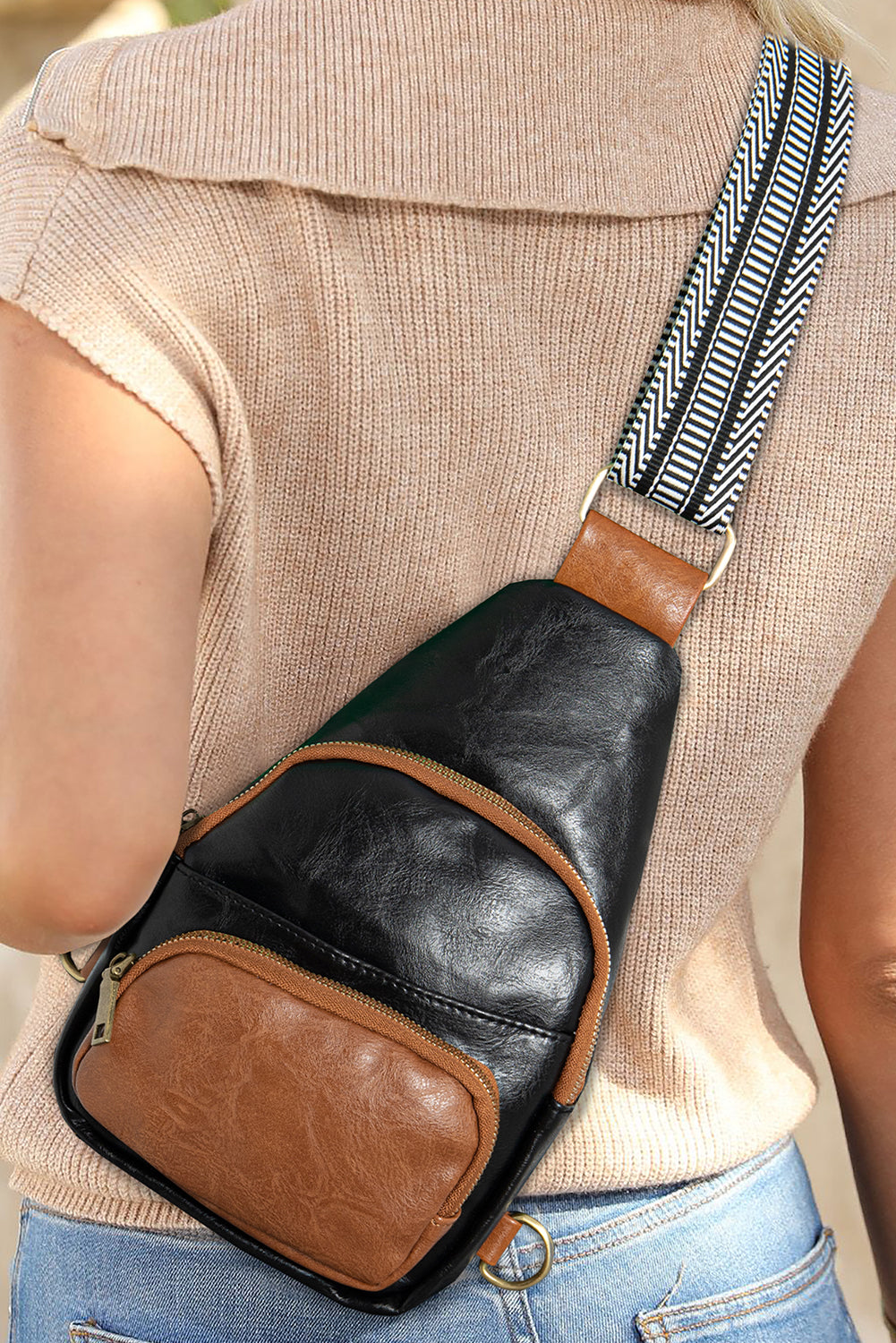 Patchwork Sling Bag