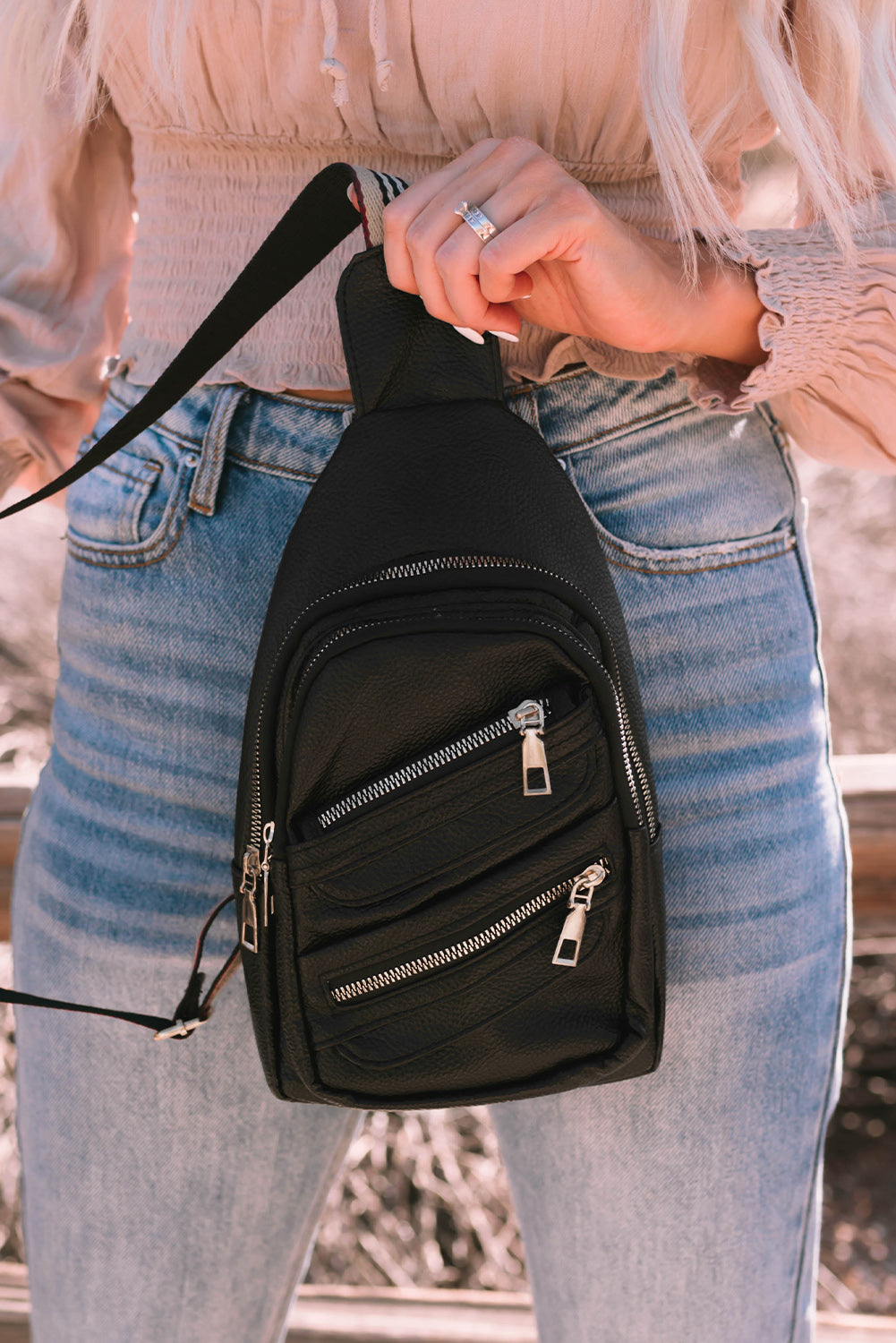 Black Sling Bag