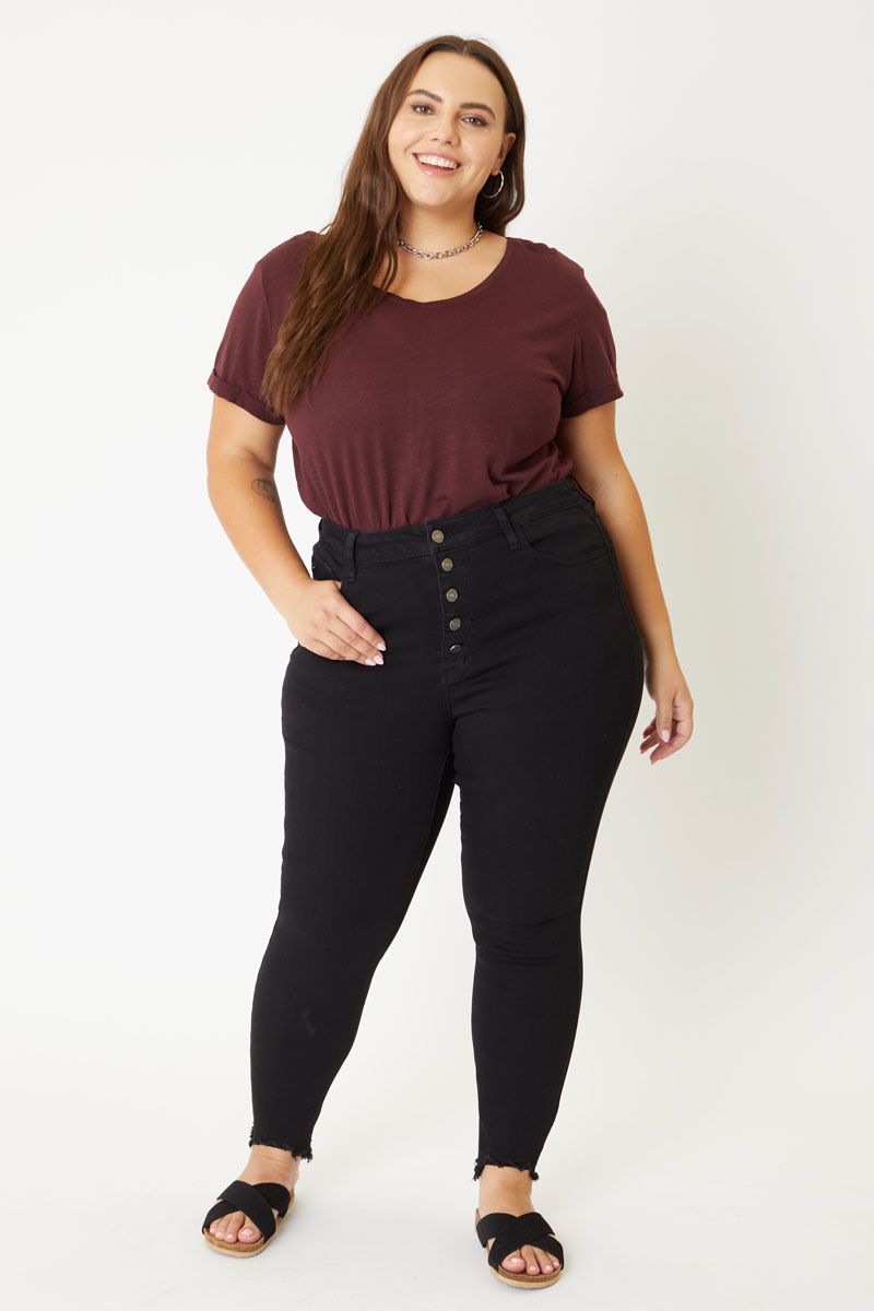 Black KanCan High Rise Jeans