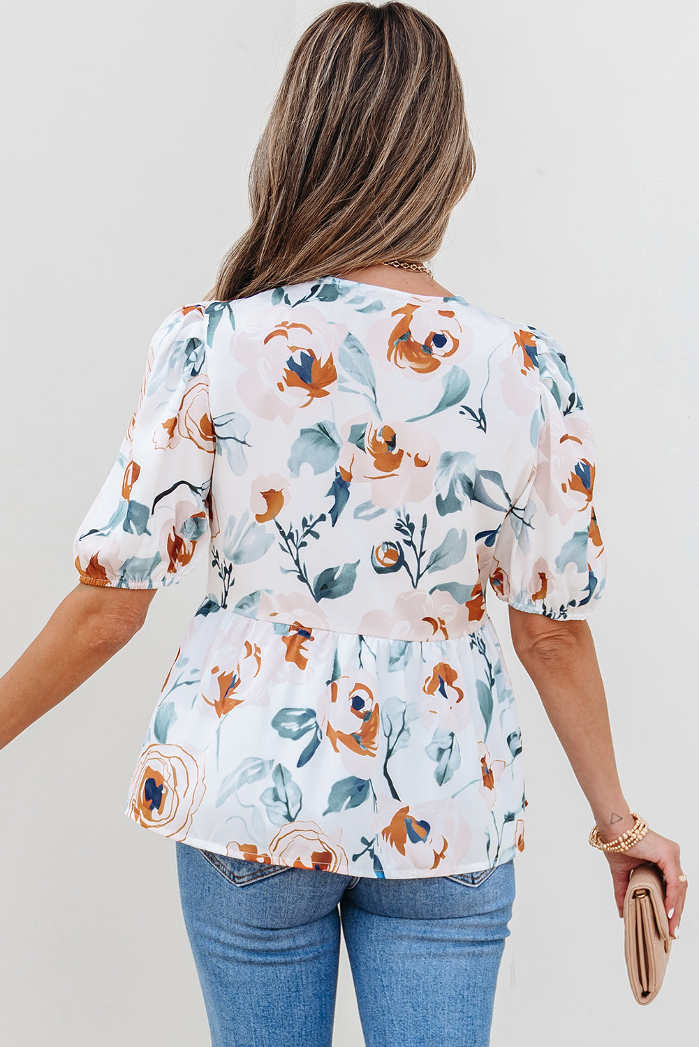 Floral Babydoll Blouse