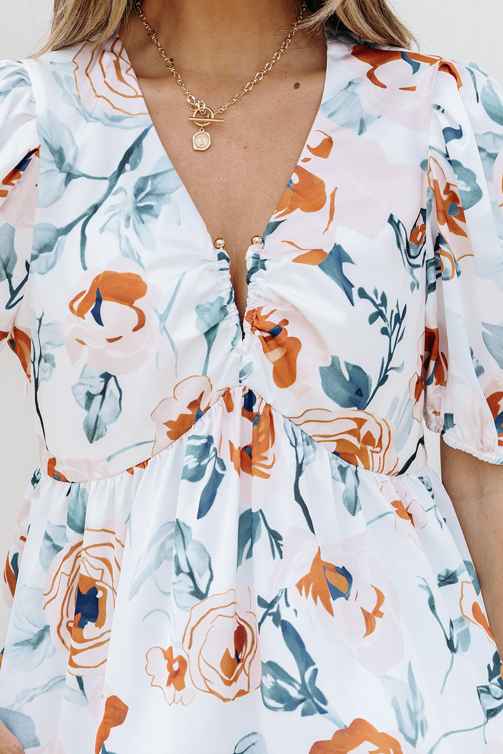 Floral Babydoll Blouse
