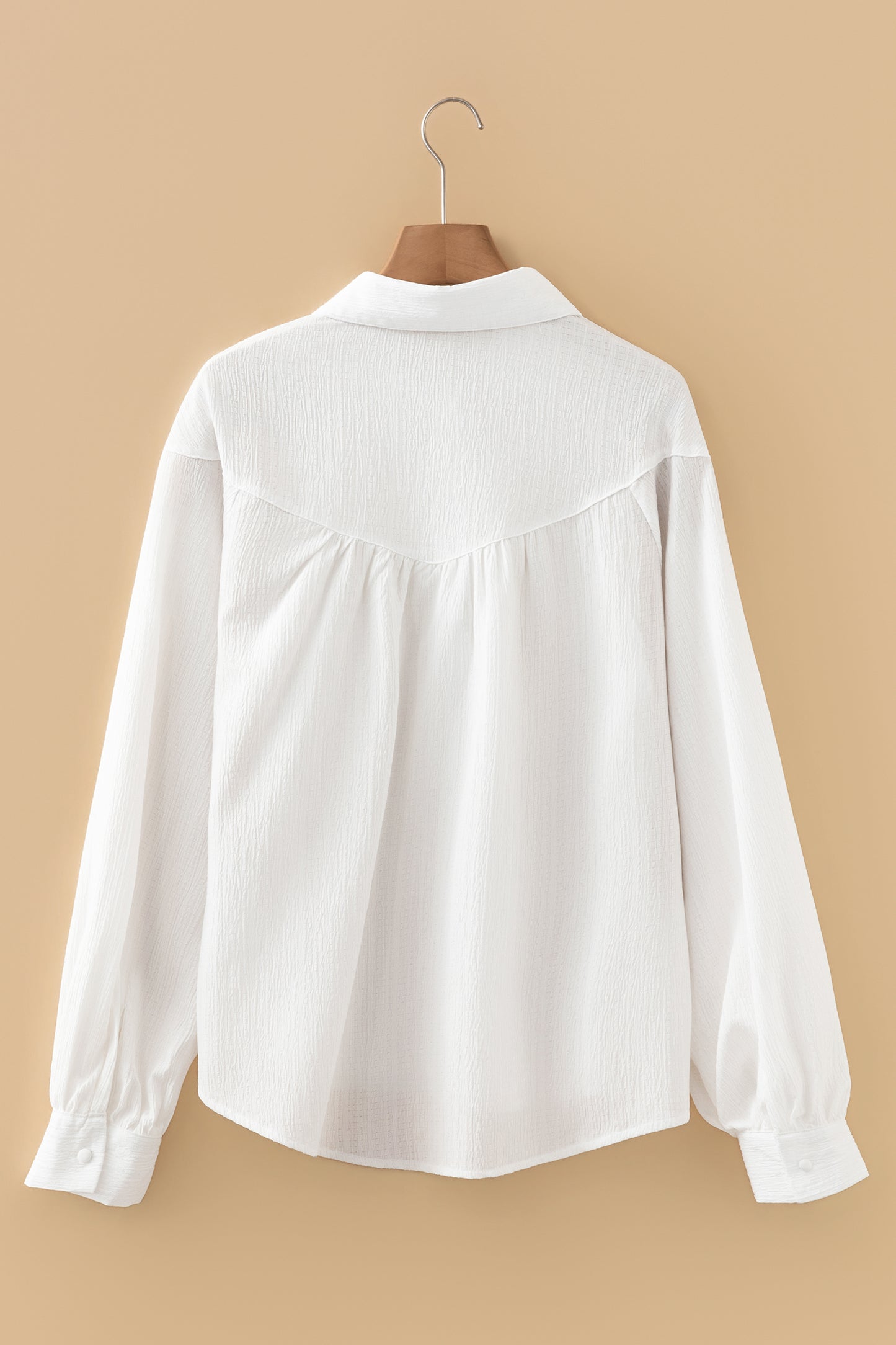 White Button Blouse