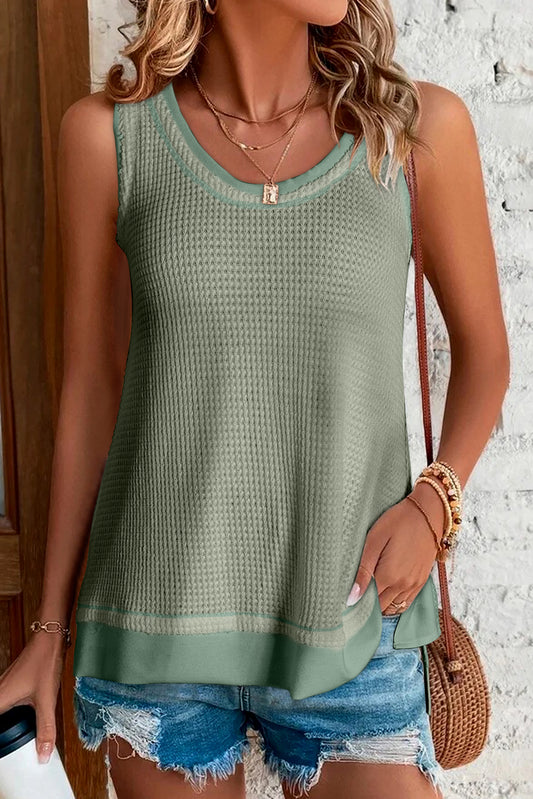Waffle Knit Tank Top