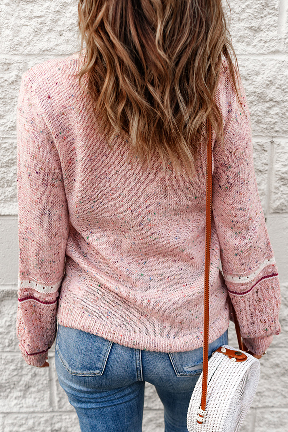 Pink Polka Dot Sweater