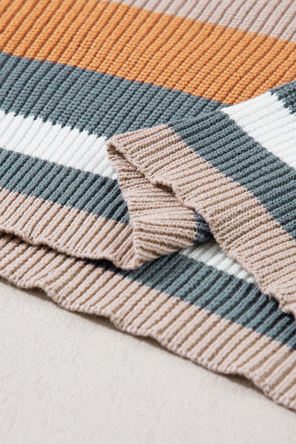 Striped Knitted Sweater