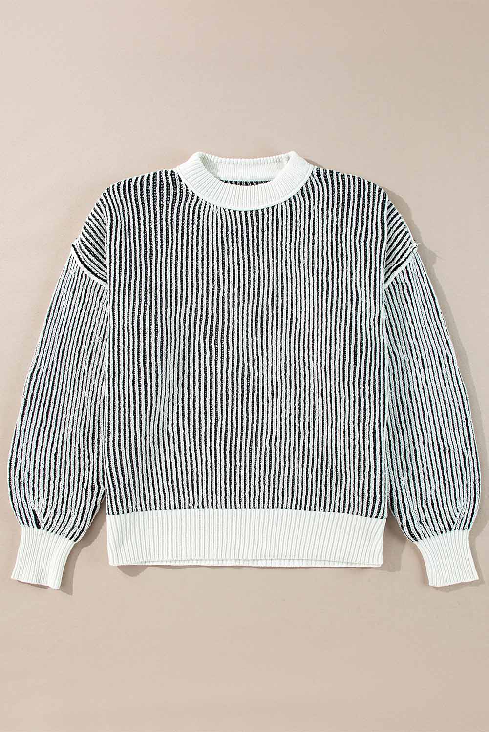 Black Striped Sweater