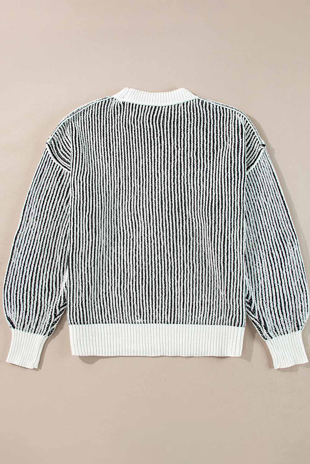 Black Striped Sweater