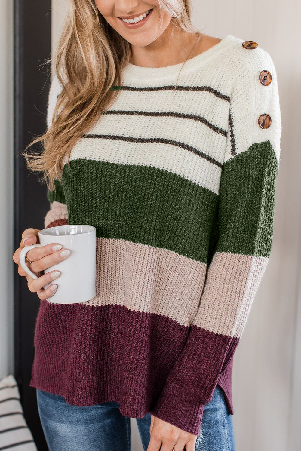 Multicolor Striped Sweater