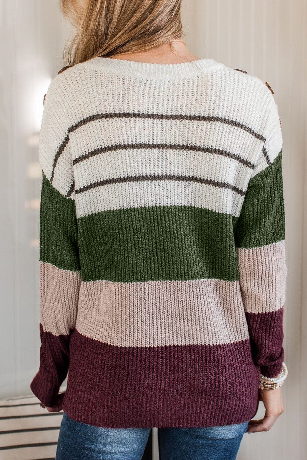 Multicolor Striped Sweater