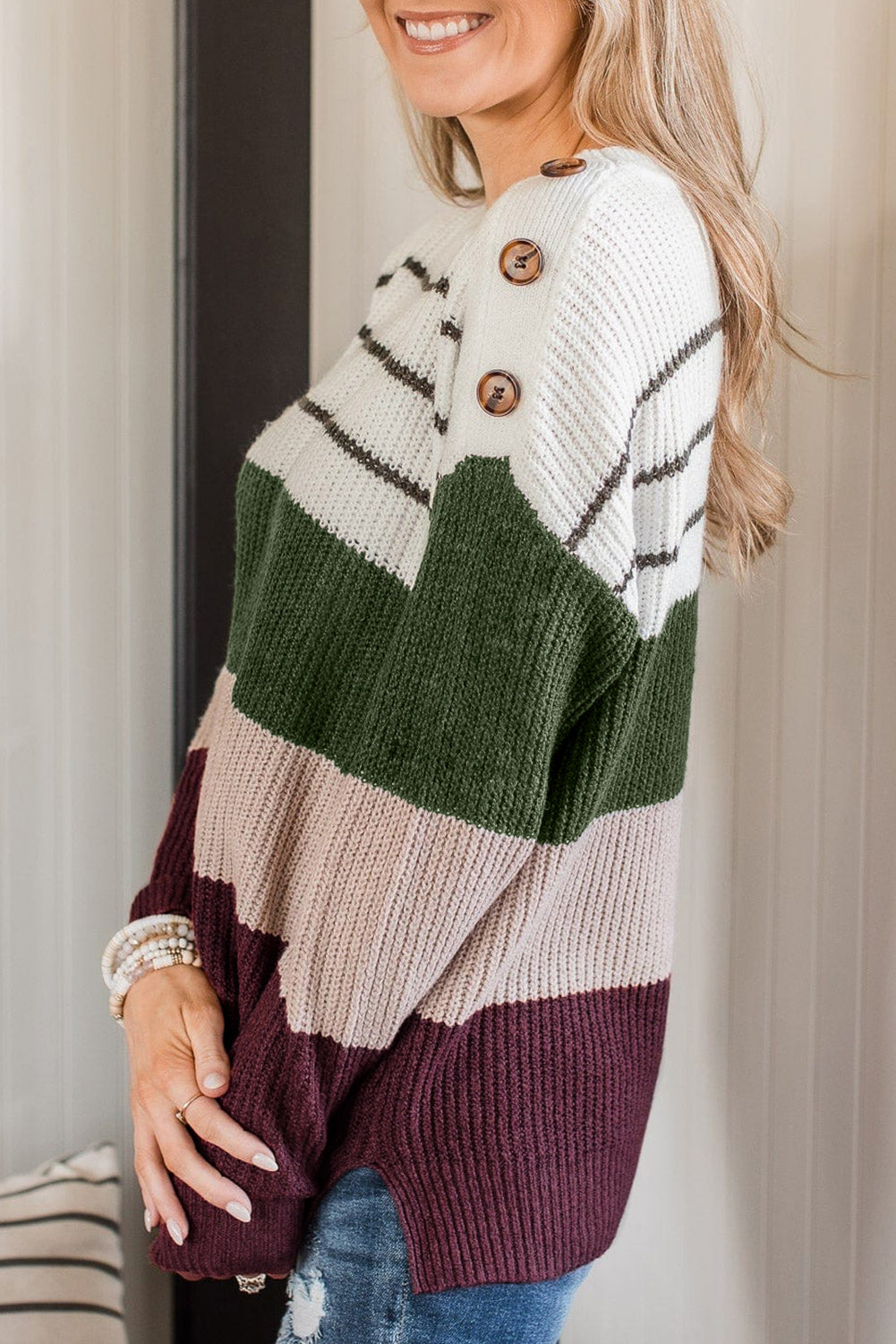 Multicolor Striped Sweater