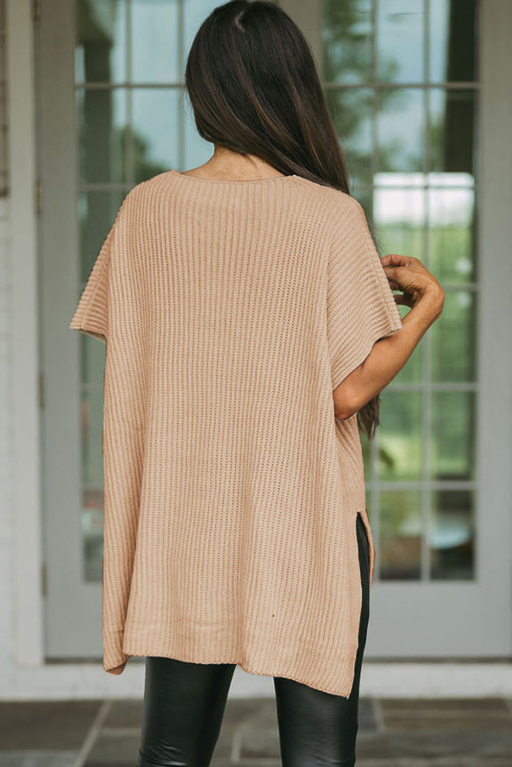 Short Sleeve Oversize Sweater