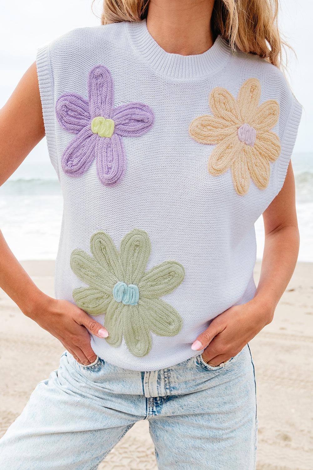 Crochet Flower Top