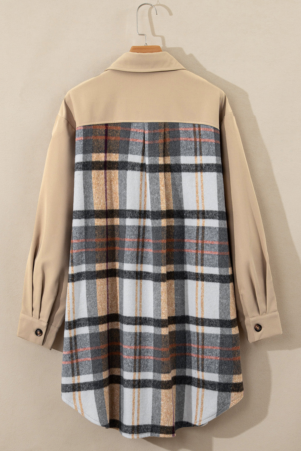 Long Plaid Shacket