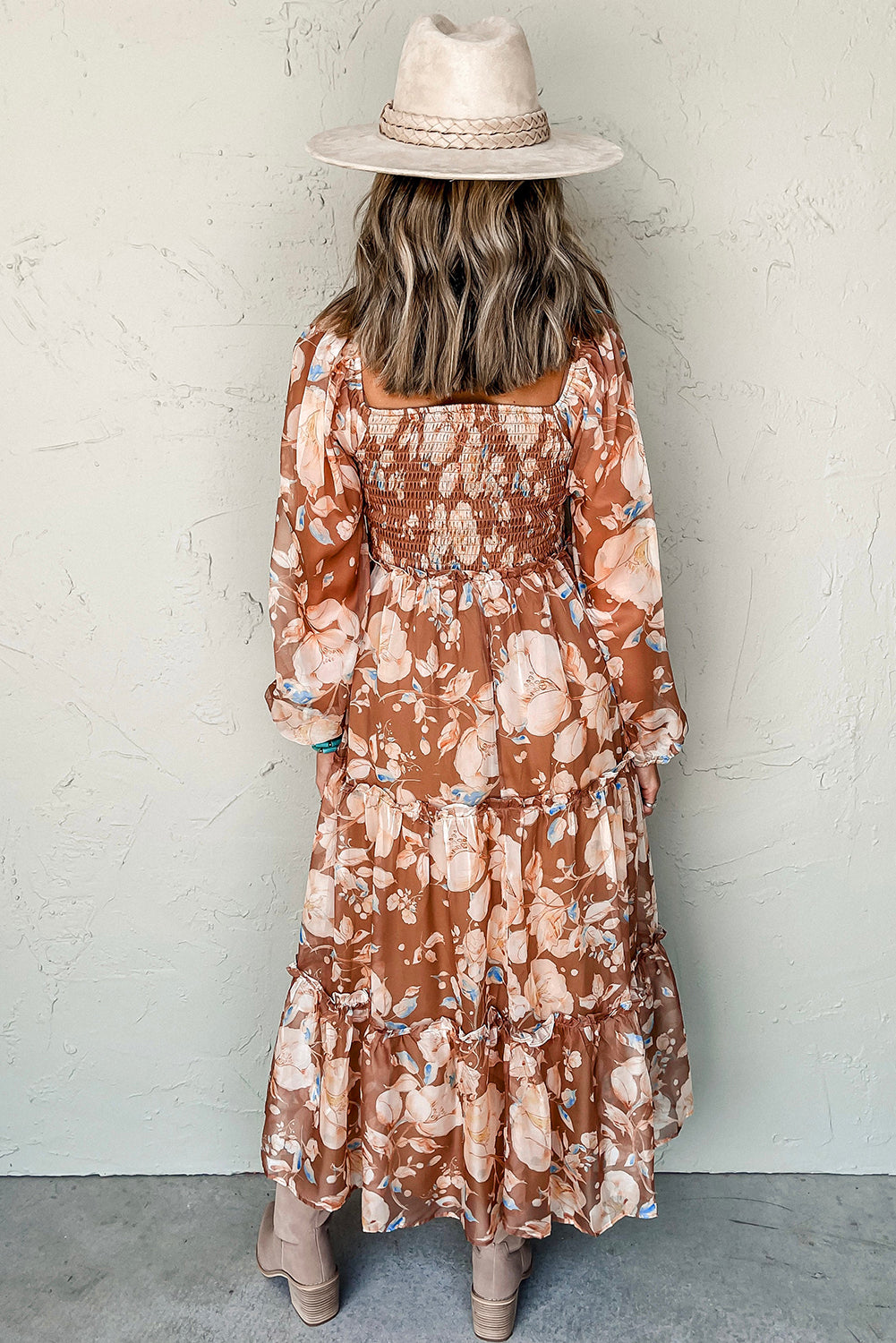 Fall Floral Dress