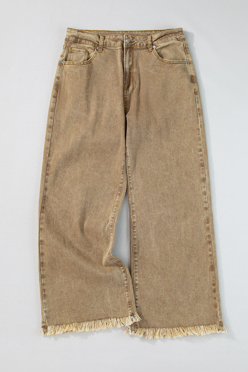 Khaki Wide Leg Jean