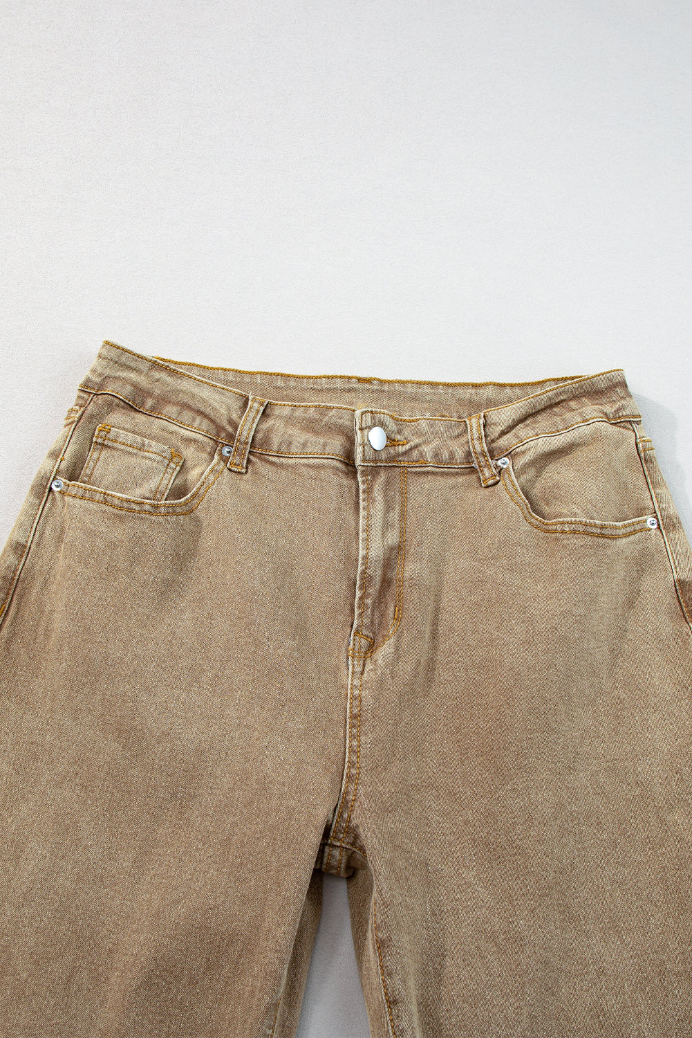 Khaki Wide Leg Jean