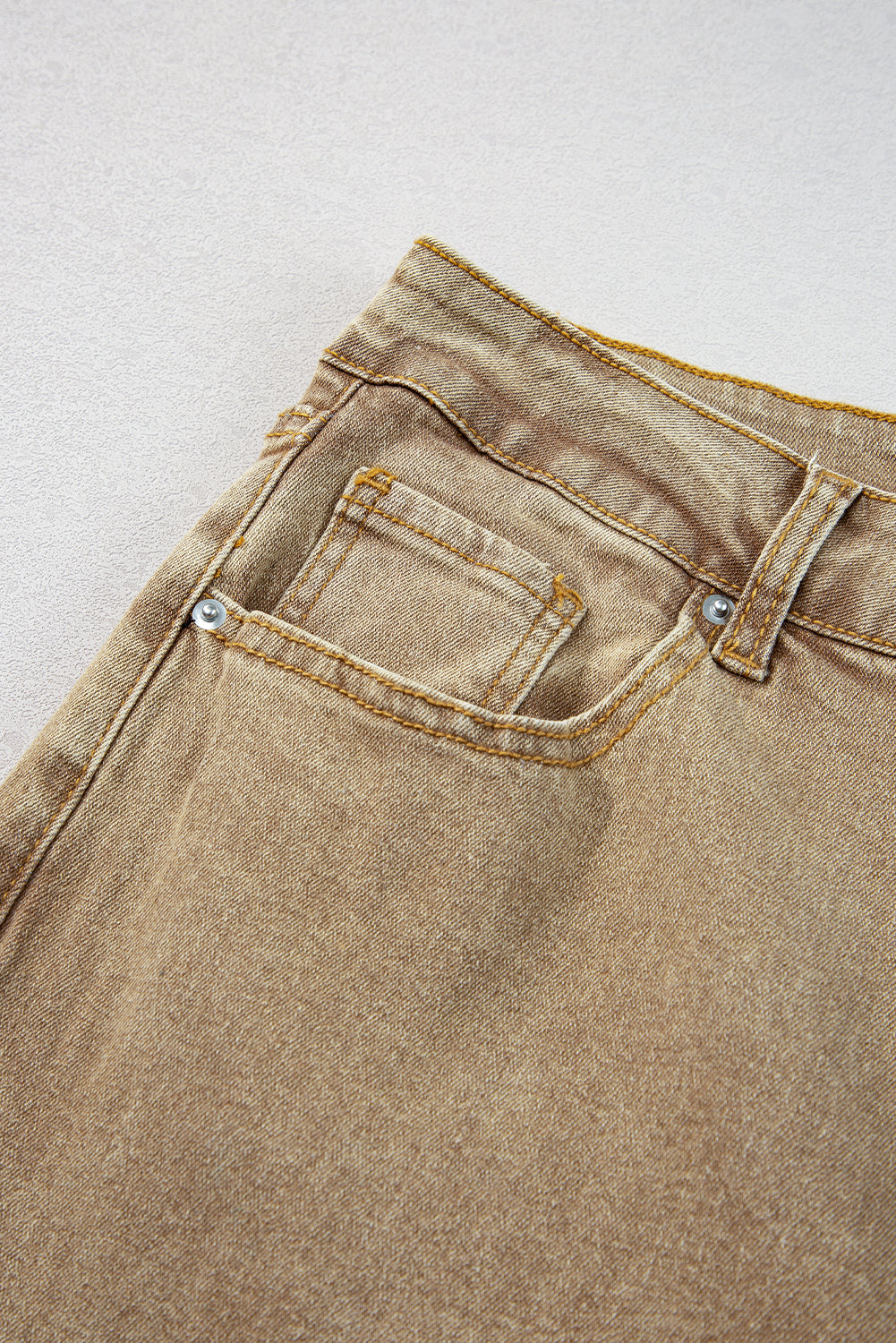 Khaki Wide Leg Jean