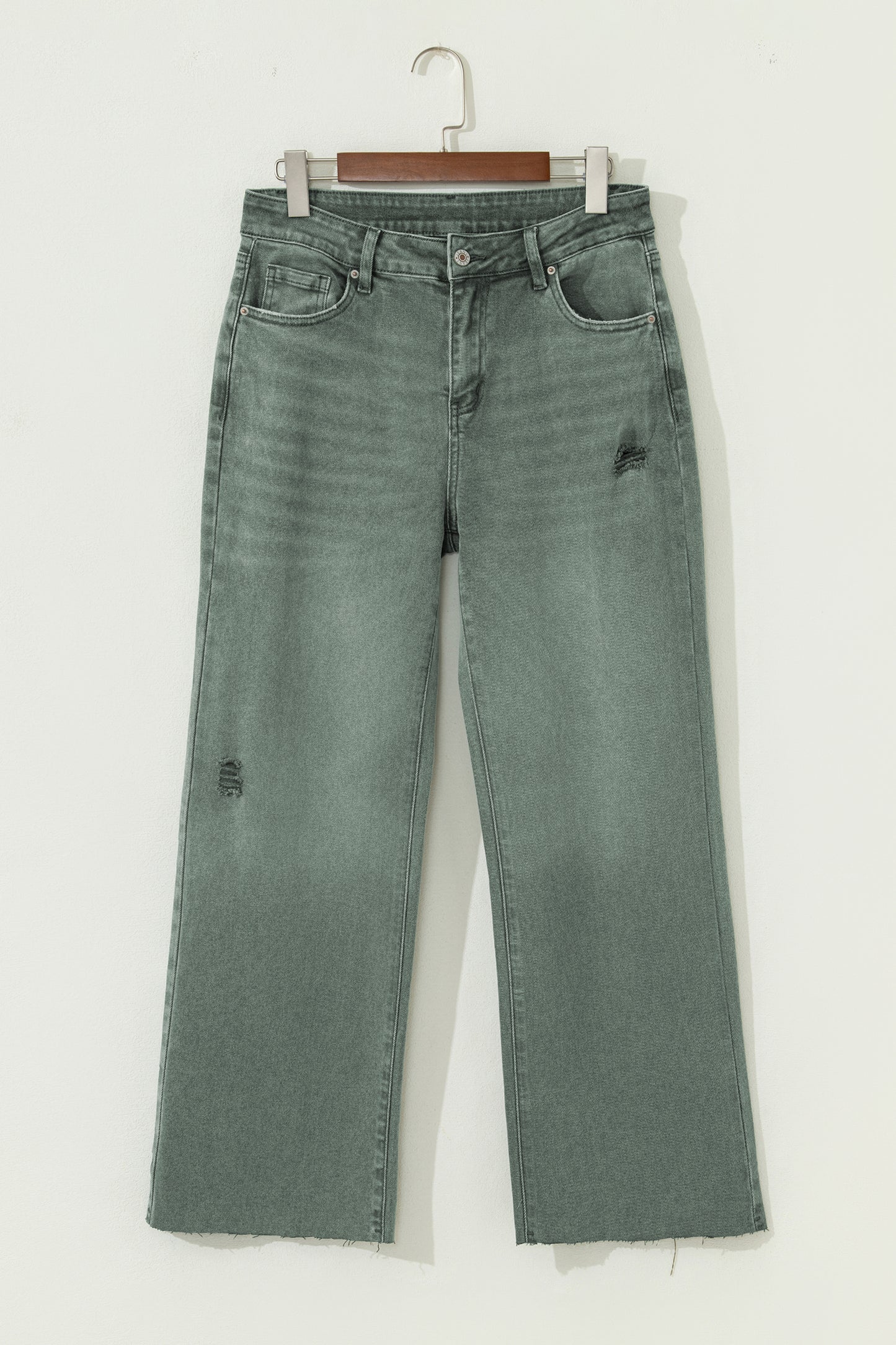 Green Wide Leg Jean
