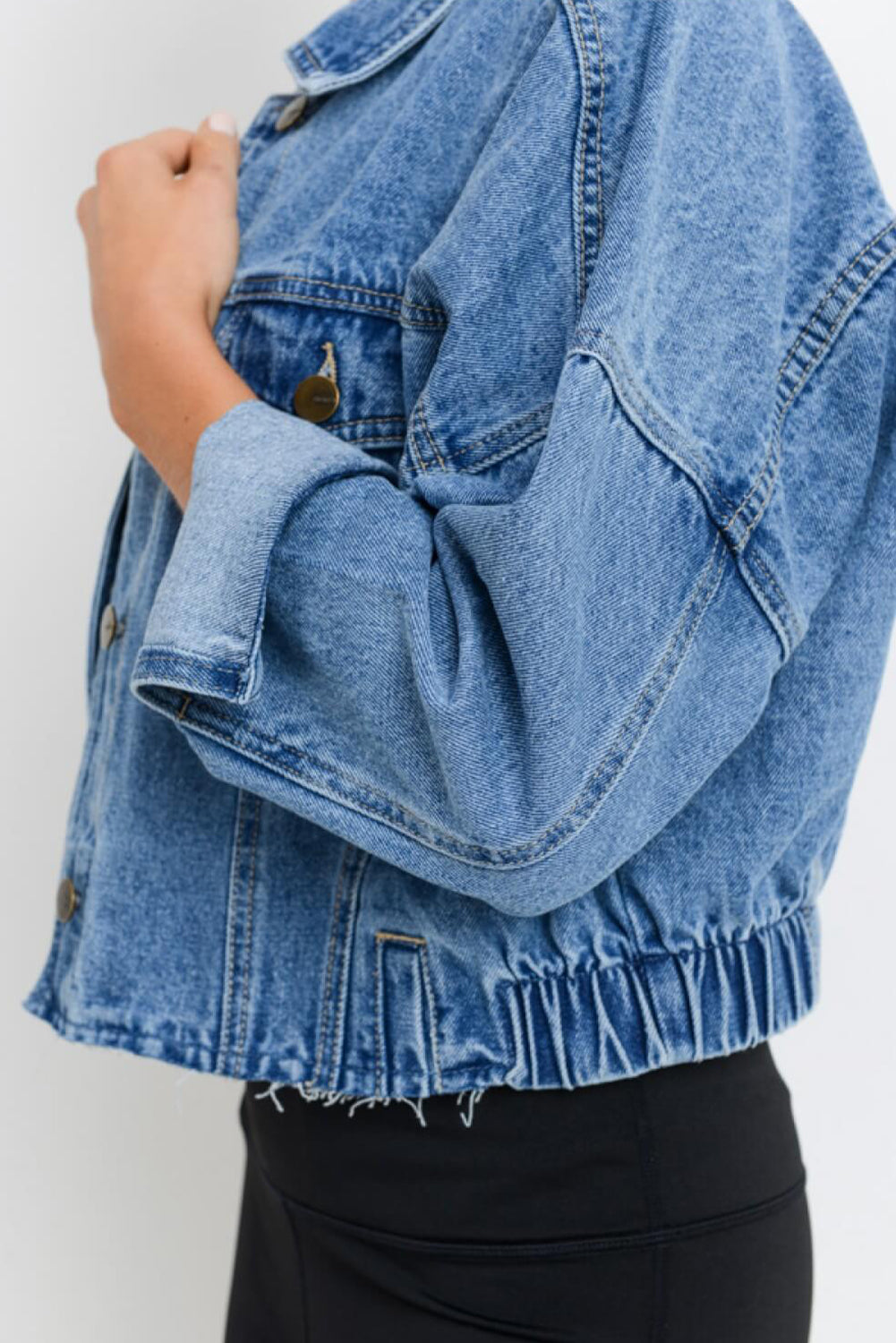 Cropped Denim Jacket