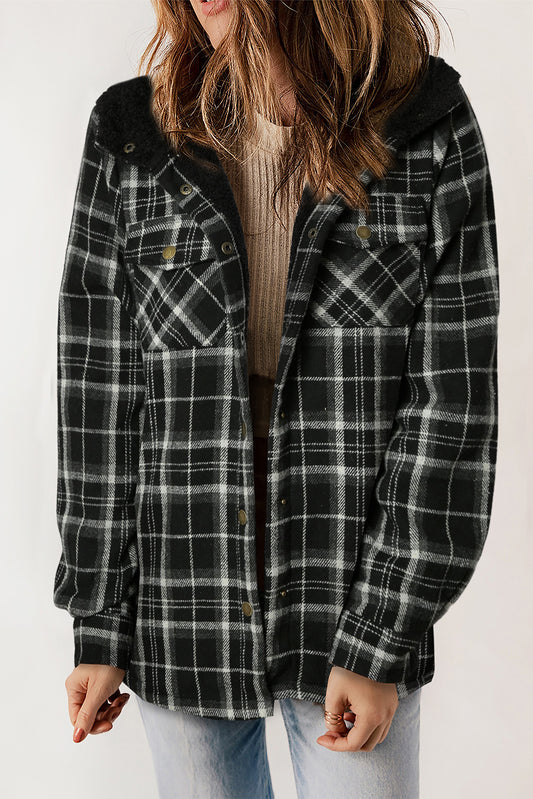 Plaid Sherpa Jacket