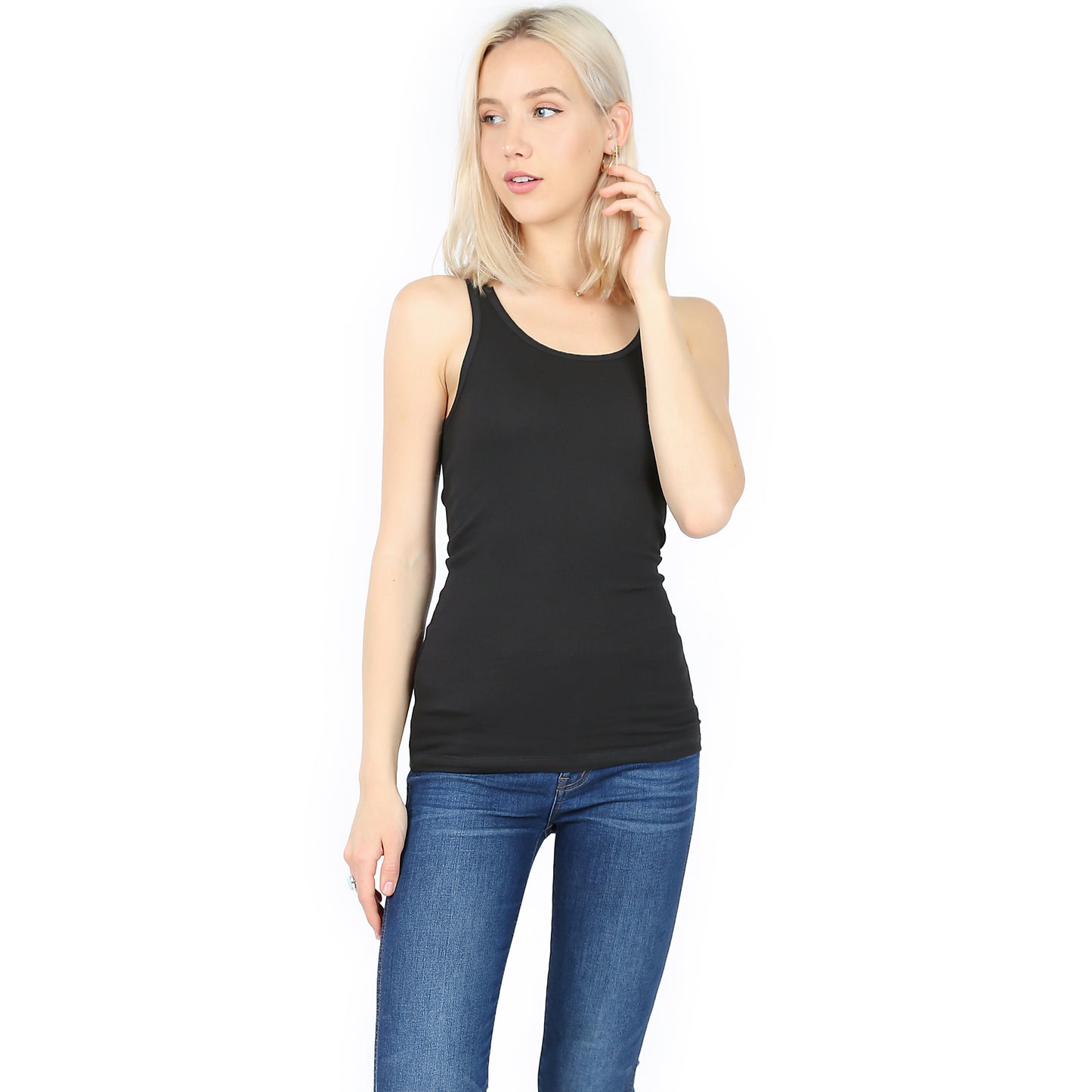 Stretchy Racerback Tank Top