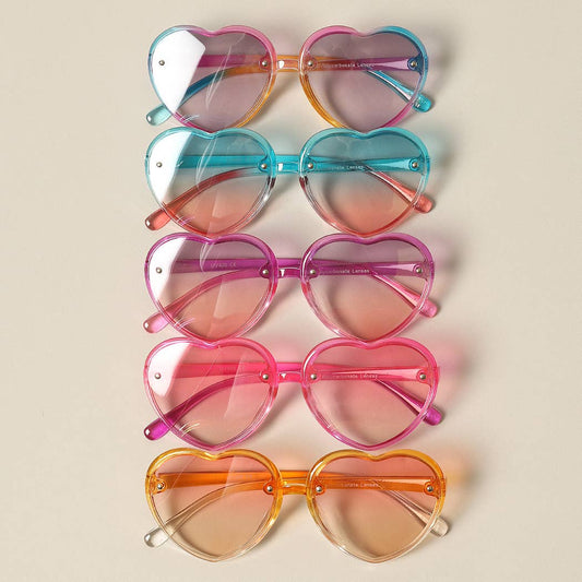 Kid's Heart Shaped Sunglasses