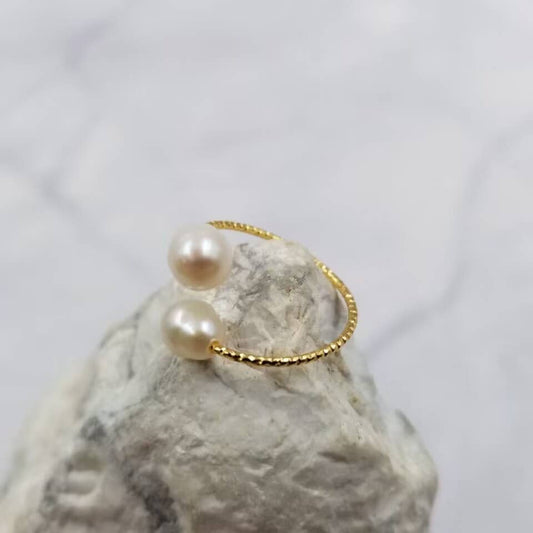 Adjustable Freshwater Pearl Ring
