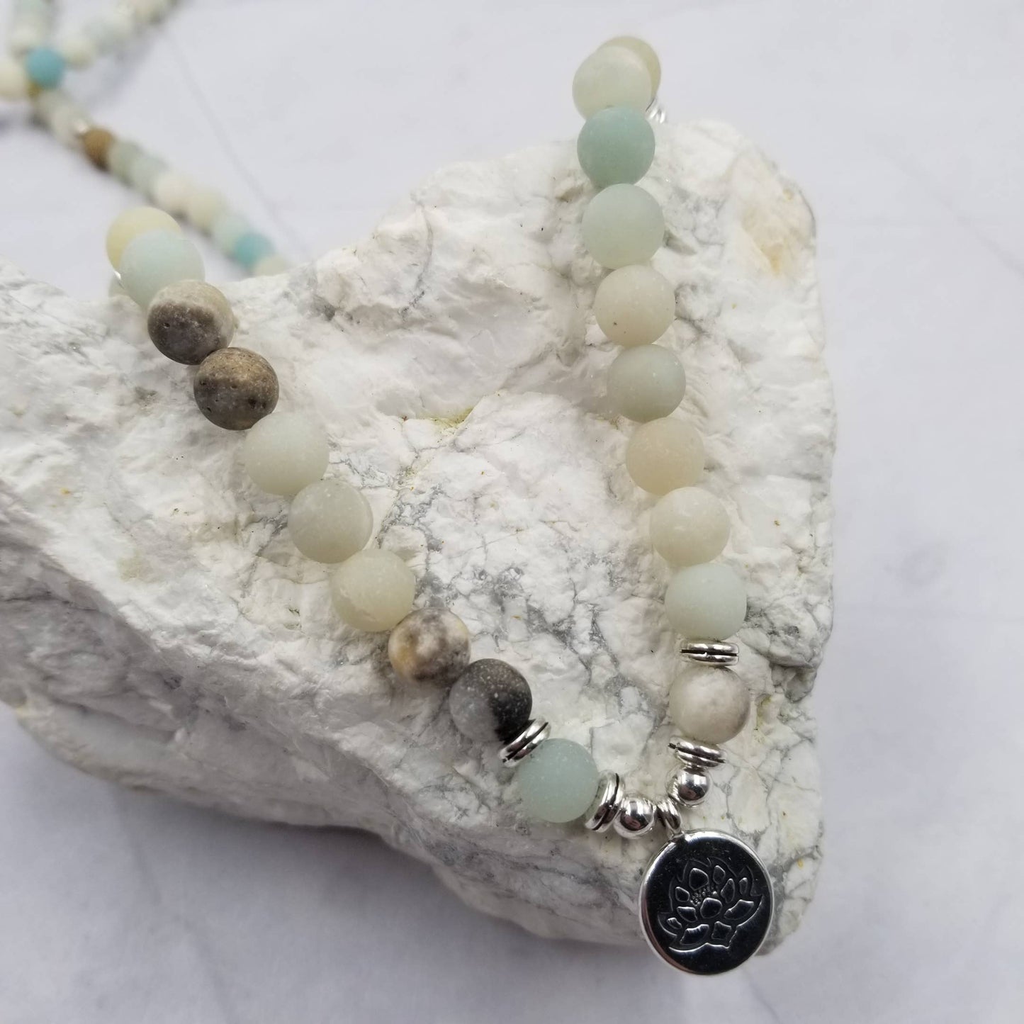 Natural Stone Beaded Bracelet/Necklace