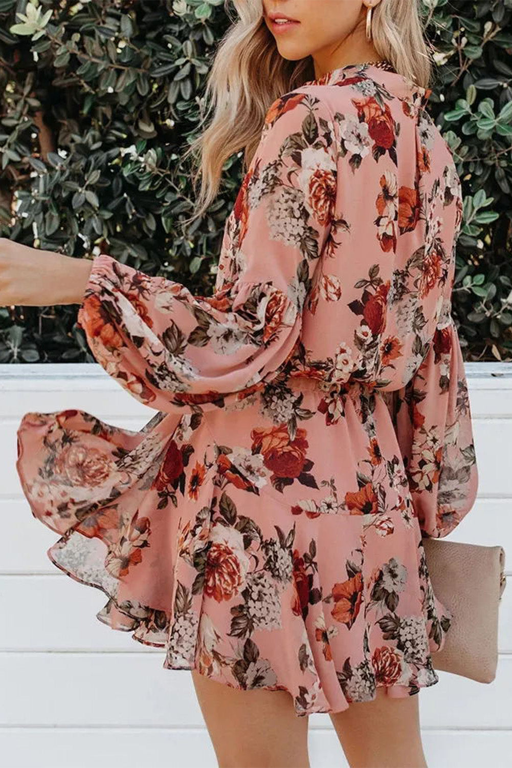 Pink Floral Dress